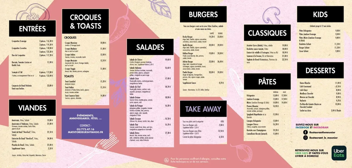 Menu — photo 2