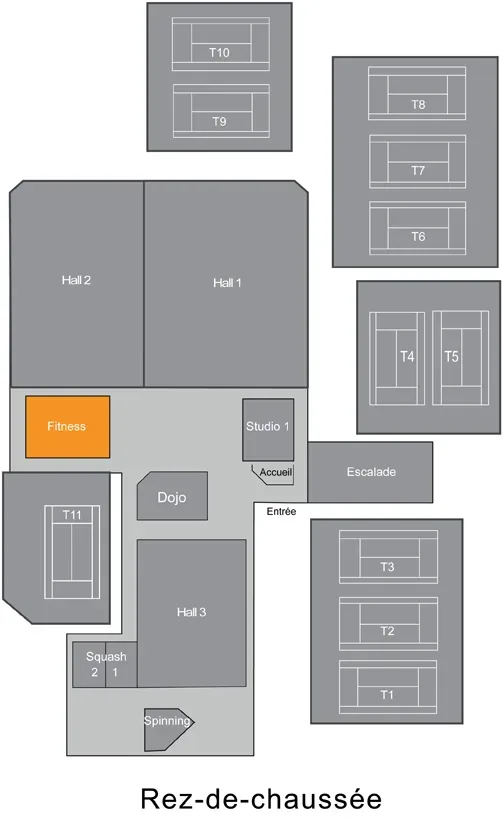 Gym floor plan
